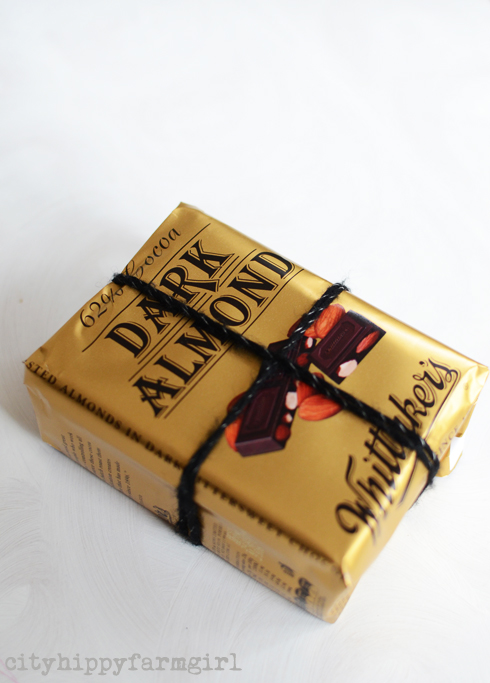 chocolate wrapping paper- cityhippyfarmgirl