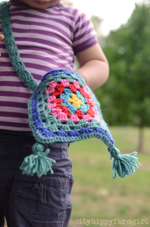 crocheted bag- cityhippyfarmgirl