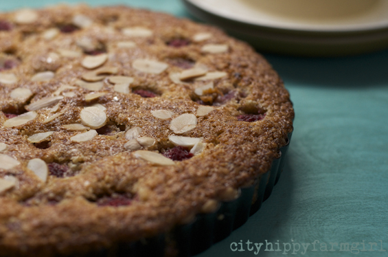 raspberry bakewell recipe || cityhippyfarmgirl